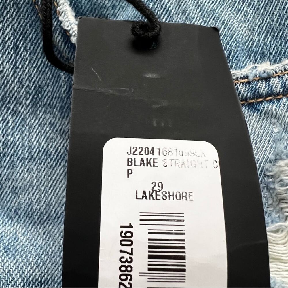 Veronica Beard Blake Crop Classic High Rise Straight Leg Jeans Size 29 - Picture 12 of 13